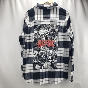 ACDC Flannel Shirt Unisex Size L